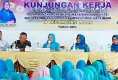Giliran TP PKK Lalan Diberikan Pembinaan oleh PJ Ketua TP PKK Kabupaten Muba