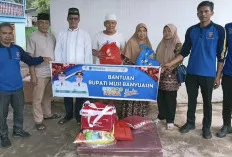 Melalui Dinsos Muba,  Korban Kebakaran di Desa Kasmaran Terima Bantuan