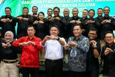 Bupati Muba HM Toha Hadiri Pelantikan Pengurus GAPKI Sumsel 2024-2029, Dukung Sawit Berkelanjutan 