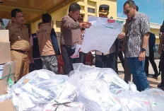 5.085 Surat Suara Rusak Dimusnahkan dengan Dibakar