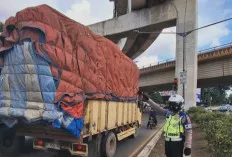 Puluhan Truk ODOL Terjaring Razia Satlantas Polrestabes Palembang