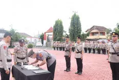 Satu Bulan Pindah ke Yanma Polda Sumsel, IPTU Nirwan Menjabat Kapolsek Sanga Desa