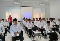Calon PPIH Kloter dan Ketua Kloter, Jalani Test Computer Assited Test di Kemenag OKI