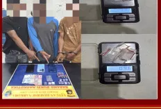  Polres Muba Ringkus Empat Tersangka Narkoba di Babat Supat, Total 3,18 Gram Sabu Diamankan