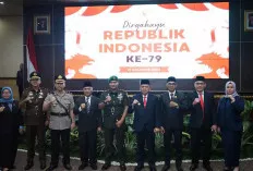 HUT RI ke-79 Tahun 2024, DPRD Bersama Forkopimda dan Eksekutif Mendengarkan Pidato Kenegaraan Presiden RI