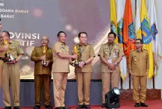 PJ Gubernur Sumsel Agus Fatoni Terima Penghargaan Mendagri, 2 Penghargaan Sekaligus 