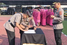 Polres Muba Gelar Sertijab dan Kenaikan Pangkat, Penyegaran Organisasi Demi Pelayanan Prima