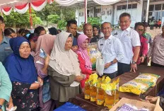 Tekan Inflasi, Pemkab Muba Gelontorkan 8 Ton Beras di Kecamatan Batanghari Leko 