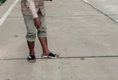 Ada Keretakan di Akses Jalan Tanjung Agung Raya Kecamatan Lais, Warga Minta Pihak Kontraktor Lakukan Perawatan