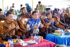 Halal Bihalal di Mangun Jaya, Bupati Muba Ajak Warga Perkuat Kebersamaan dan Dukung Pembangunan