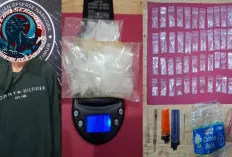 Drama Pengejaran di Belitang: Polisi Bekuk Bandar Muda, Temukan 47 Paket Sabu di Rumah Tersangka