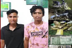 Gagal Bawa Kabur 900 Kg Sawit Curian, Dua Maling Brondolan Diringkus , Satu Pelaku Jadi Buronan 