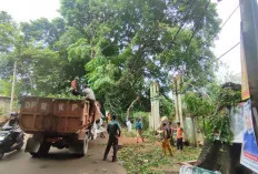 Hujan Deras dan Disertai Tiupan Angin Kencang, Begini Kondisi Jalan Protokol 