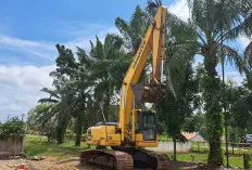 Antisipasi Jalan Rusak, Dinas PUPR Muba Siagakan 1 Unit Alat Berat di Jalintim 
