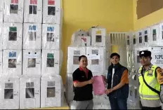 Kotak Suara dan Logistik Pemilu 2024 di Sanga Desa Sudah di PPK