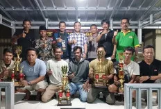 Meriahkan HUT Bhayangkara ke-80, Polsek Keluang Gelar Turnamen Gaple 128 Pasang