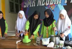 Dibuat dari Sawit, Ini Nih Selai dan Dodol Buatan Siswi SMK Muba