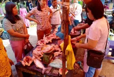  Harga Ayam Potong di Pasar Kalangan Ngulak Masih Stabil di Rp 33 Ribu per Kilogram