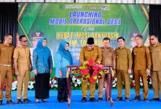Bupati Muba Resmikan Gedung Serbaguna dan Luncurkan Mobil Operasional Desa