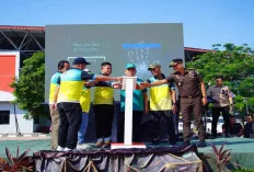 Pastikan Masyarakat Lebih Peduli Kesehatan, Pj Bupati H Sandi Fahlepi Kampanye Germas Hidup Sehat