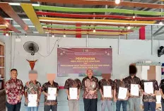 Momen Natal 2023, 7 Warga Binaan Lapas Kelas IIB Sekayu Mendapatkan Remisi 