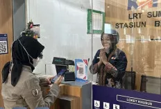 Beri Kenyamanan Penumpang, Beli Tiket LRT Sumsel Bisa Non Tunai, Ini Caranya 