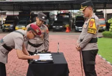 Penyegaran Organisasi, Tiga PJU Polres Muba Resmi Berganti