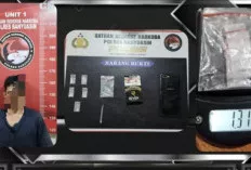 Gerebek Penginapan di Talang Kelapa, Polres Banyuasin Bekuk Pengedar Sabu 