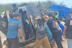 Kecelakaan di Jalintim Sungai Lilin, Pickup dan Motor Tabrakan, Tujuh Orang Luka-Luka