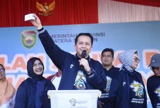 Ribuan Peserta Ikuti Jalan Sehat Bersama Pj Gubernur Sumsel Agus Fatoni, HUT Sumsel Ke-78 