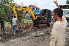 Baru Dipasang, Box Cluivert Jalintengsum Muara Enim Kembali Jebol Dihantam Angkutan Batu Bara