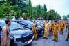 Bupati Muba Cek Fisik Puluhan Kendaraan Operasional Desa