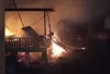 Rumah di Soak Baru Sekayu Terbakar, Satu Orang Alami Luka Bakar