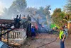 Rumah Panggung Dua Lantai di Ogan Ilir Ludes Terbakar, Kerugian Capai Rp250 Juta