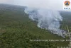 Akses Darat Terputus, Helikopter Water Bombing Dikerahkan Padamkan Kebakaran Lahan di Cengal OKI