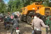  Truk Tangki BBM Terguling di Jalinsum Prabumulih–Muara Enim, Arus Lalu Lintas Sempat Macet
